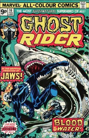 Ghost Rider (1973) issue 16-B UK Price Cover