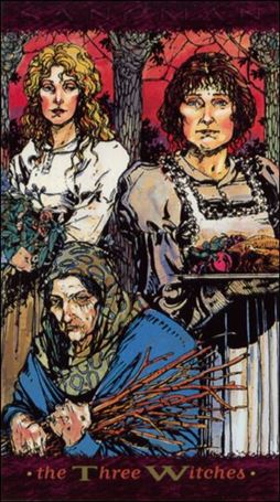 Sandman Trading Cards (Base Set) card 62 Three Witches 