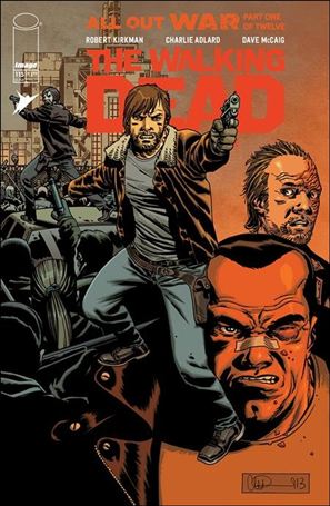 Walking Dead Deluxe issue 115-B Charlie Adlard Cardstock Cover