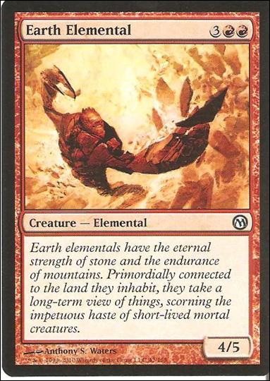 Magic the Gathering: Duels of the Planeswalkers (Base Set) card 42 Earth Elemental