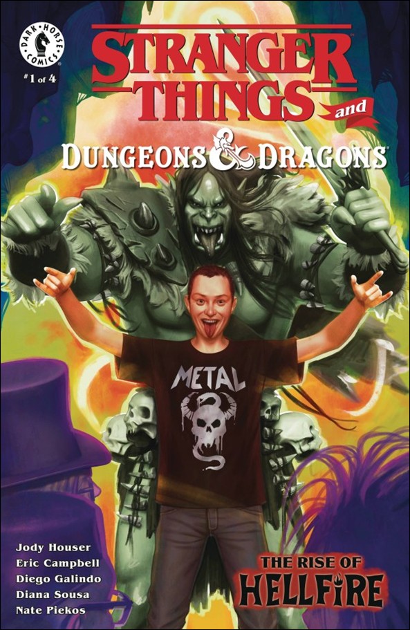 Stranger Things and Dungeons & Dragons: The Rise of Hellfire issue 1-C Rebeca Puebla Cover