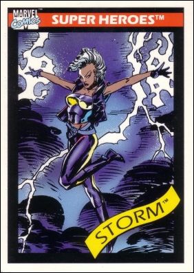 Marvel Universe: Series 1 (Base Set) card 48 Storm (w/ Mohawk)