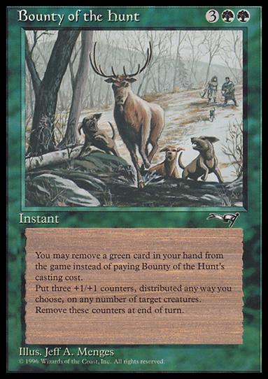 Magic the Gathering: Alliances (Base Set) card 85 Bounty of the Hunt