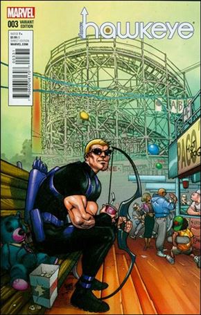 All-New Hawkeye (2015) issue 3-C Pasqual Ferry New York City Cover