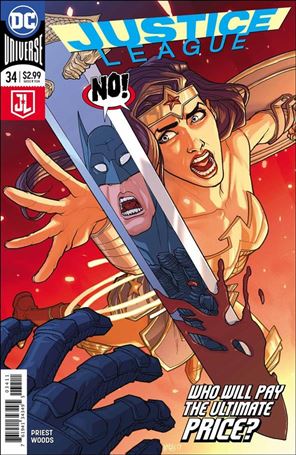 Justice League (2016) issue 34 Pete Woods Cover