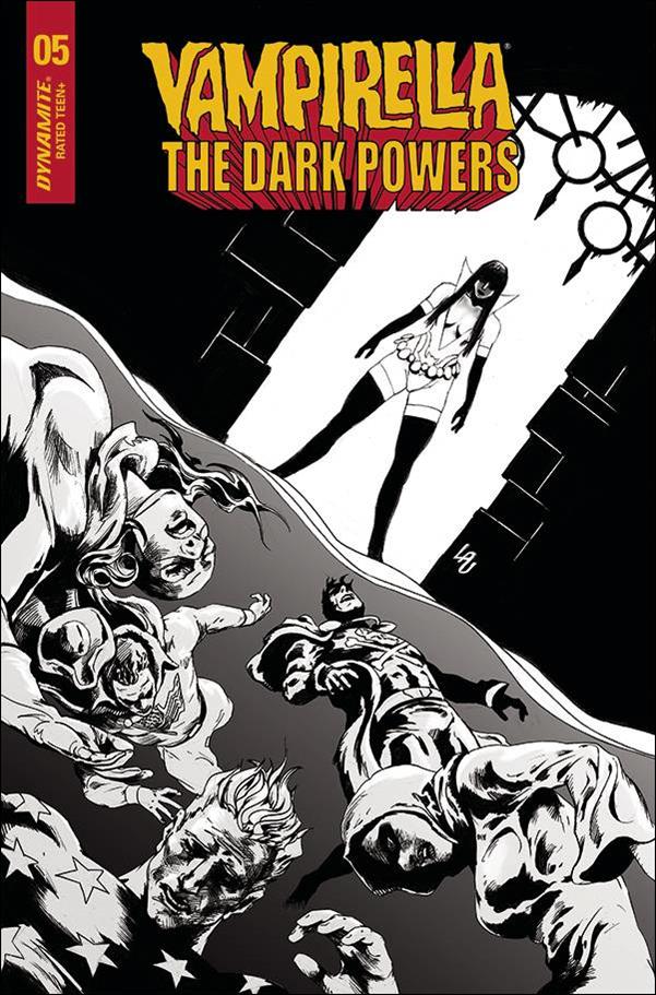 Vampirella: The Dark Powers issue 5-L Jonathan Lau 1:10 Black & White Cover