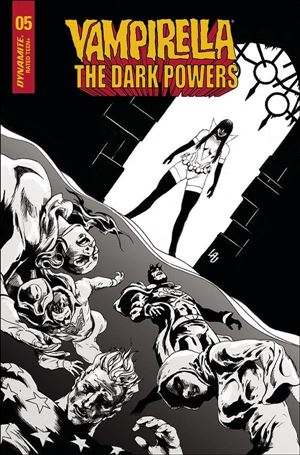 Vampirella: The Dark Powers issue 5-L Jonathan Lau 1:10 Black & White Cover