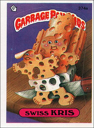 Garbage Pail Kids: Series 09 (Base Set) card 374a Swiss Kris