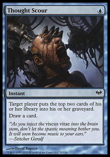 Magic the Gathering: Dark Ascension (Base Set) card 52 Thought Scour