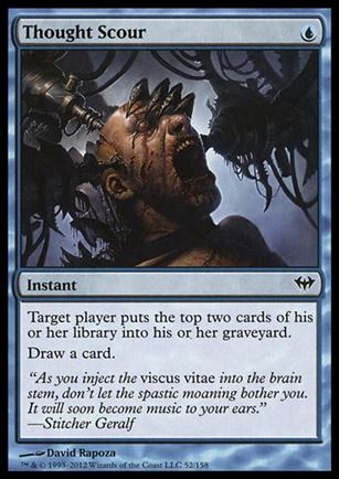 Magic the Gathering: Dark Ascension (Base Set) card 52 Thought Scour