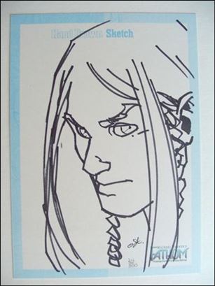 Michael Turner's Fathom (Case Topper 5X7 Sketch Card Subset) card 1-D Killian II
