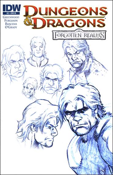 Dungeons & Dragons: Forgotten Realms issue 2-C Lee Ferguson 1:10 Character Study Sketch Cover