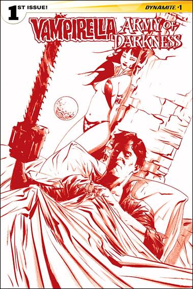 Vampirella/Army of Darkness issue 1-F Jae Lee High-End "Blood Red" Cover 1/50