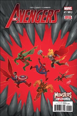 Avengers (2017) issue 1.MU David Nakayama Cover