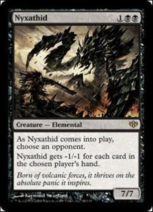 Magic the Gathering: Conflux (Base Set) card 49 Nyxathid