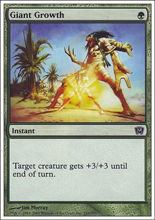 Magic the Gathering: 9th Edition (Base Set) card 243 Giant Growth
