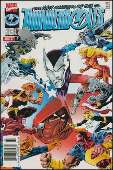 Thunderbolts (1997) issue 3-B Newsstand Edition / Price Variant