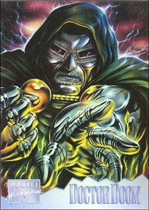 1995 Marvel Masterpieces (Holoflash Subset) card 3 Doctor Doom