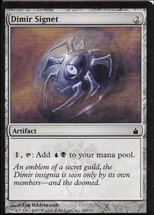 Magic the Gathering: Ravnica (Base Set)  card 260 Dimir Signet
