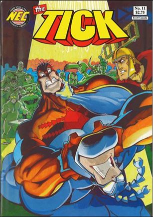Tick (1988) issue 11 Yellow & Red Logo Cover