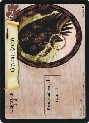 Harry Potter (Base Set) card 80 Curious Raven