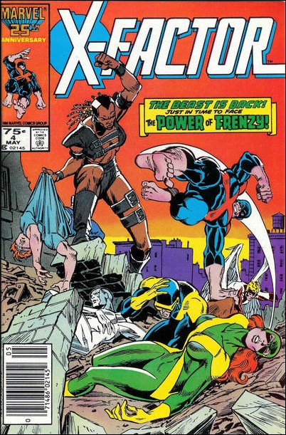 X-Factor (1986) issue 4-C Newsstand Edition