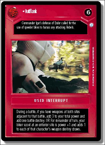 Star Wars: Endor Limited (Base Set) card 56 Outflank