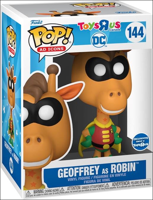 POP! Ad Icons figure 144 Geoffrey as Robin Toys R Us Exclusive