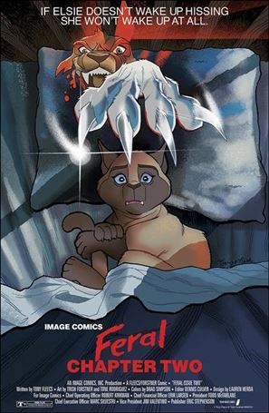 Feral (2024) issue 2-B Tony Fleecs &  Trish Forstner Homage Cover