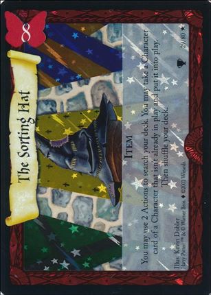 Harry Potter: Quidditch Cup (Base Set) card 29-B The Sorting Hat
