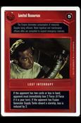 Star Wars: Premiere Unlimited (Base Set) card 85 Limited Resources