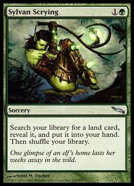 Magic the Gathering: Mirrodin (Base Set) card 130 Sylvan Scrying