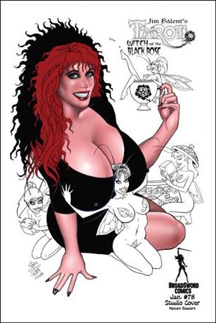 Tarot: Witch of the Black Rose issue 78-C Studio Cover 1:10 1/1000