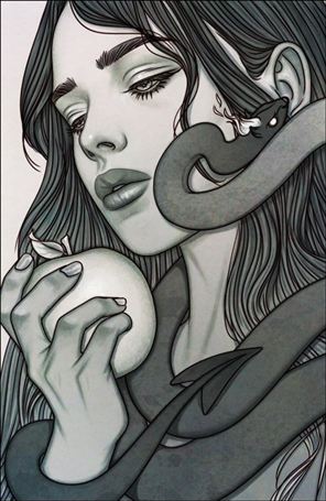 Lucky Devils issue 1-K Jenny Frison B&W 1:25 Foil Virgin Cover (3rd PTG)