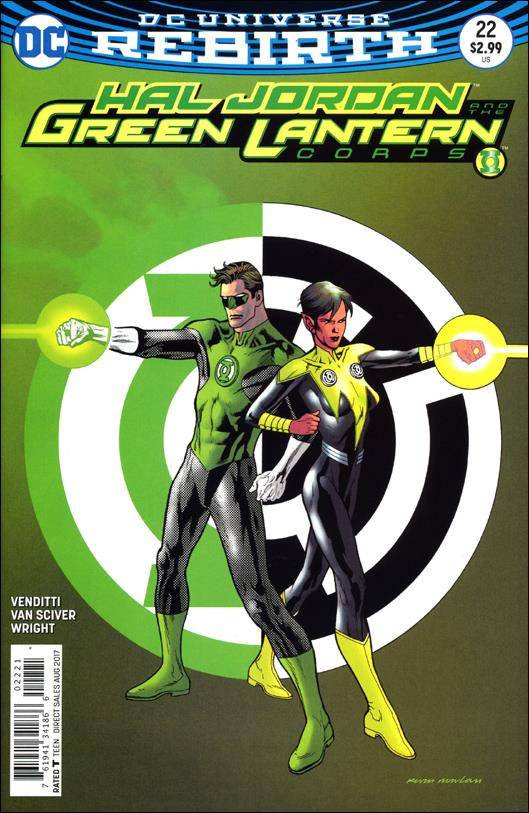 Hal Jordan and the Green Lantern Corps issue 22-B Kevin Nowlan Cover