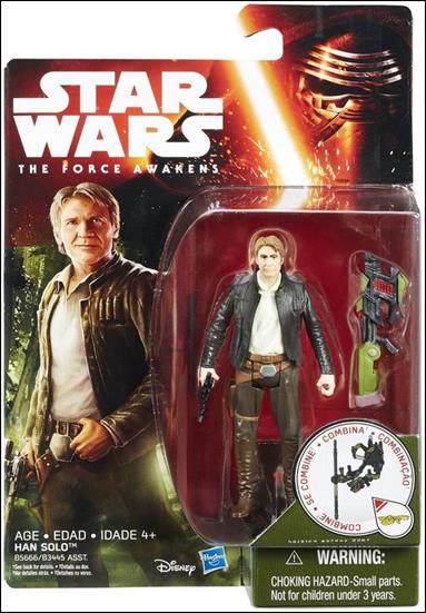 Star Wars: The Force Awakens 3 3/4" Basic Action Figures figure 28 Han Solo