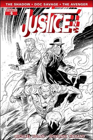 Justice, Inc. (2014) issue 6-F Ardian Syaf 1:15 Black & White Cover