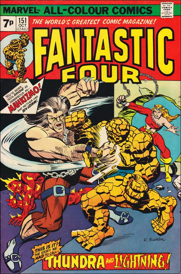 Fantastic Four (1961) issue 151-B UK Price Cover