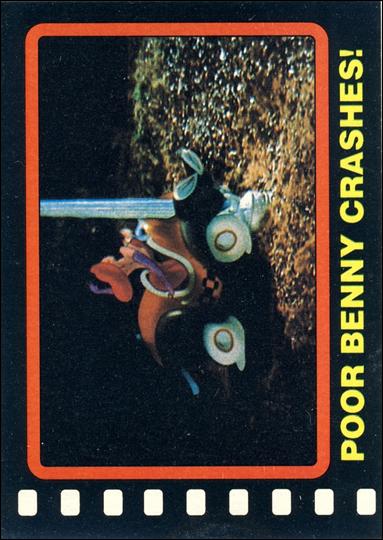 Who Framed Roger Rabbit? (Base Set) card 101 Poor Benny Crashes!