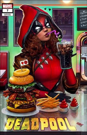 Deadpool (2024) issue 7-K Nathan Szerdy Retailer Exclusive Trade Dress Cover