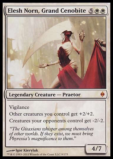 Magic the Gathering: New Phyrexia card 9 Elesh Norn, Grand Cenobite