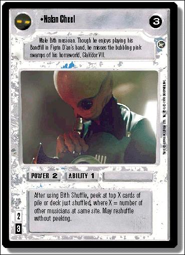 Star Wars: A New Hope Limited (Base Set) card 90 Nalan Cheel