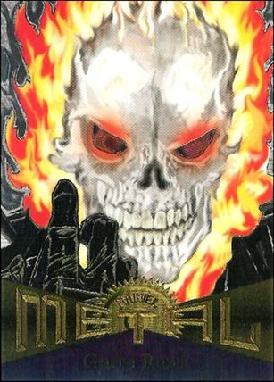 Marvel Metal (Parallel Flasher Set) card 59 Ghost Rider