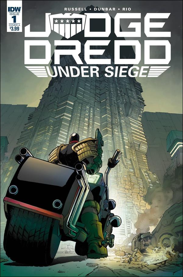 Judge Dredd: Under Siege issue 1 Max Dunbar Cover
