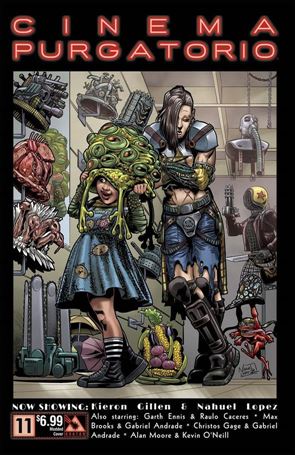 Alan Moore's Cinema Purgatorio issue 11-D Nahuel Lopez Modded Cover