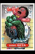 Garbage Pail Kids: Series 10 (Base Set) card 389a Dire Rita