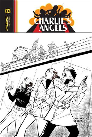 Charlie's Angels issue 3-C Joe Eisma 1:10 Black & White Cover