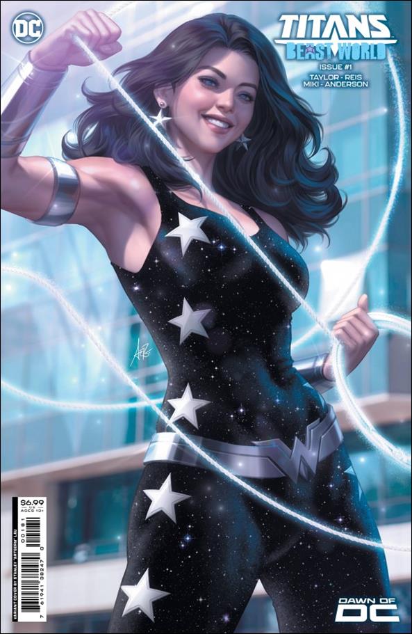 Titans: Beast World issue 1-D Stanley Artgerm Lau Cardstock Cover