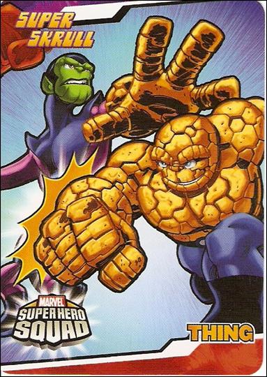 Marvel Super Hero Squad (Sticker Subset) card 6 Super Skrull / Thing