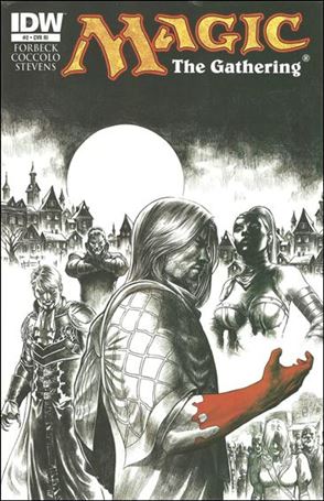Magic The Gathering issue 2-B Martin Coccolo 1:10 Sketch Cover